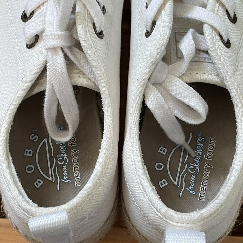 Sketchers BOBS Sesame Sun Dazing Memory Foam Sneakers-6M - Picture 6 of 9